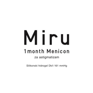 Miru 1 month Menicon za astigmatizam